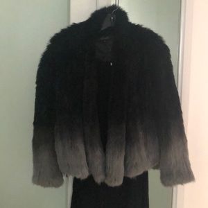 Elliott 100% rabbit fur jacket